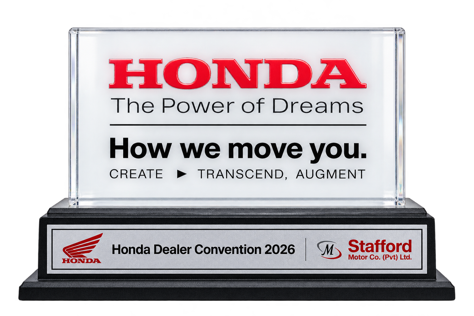 Honda Dealer Convention 2026 trophy