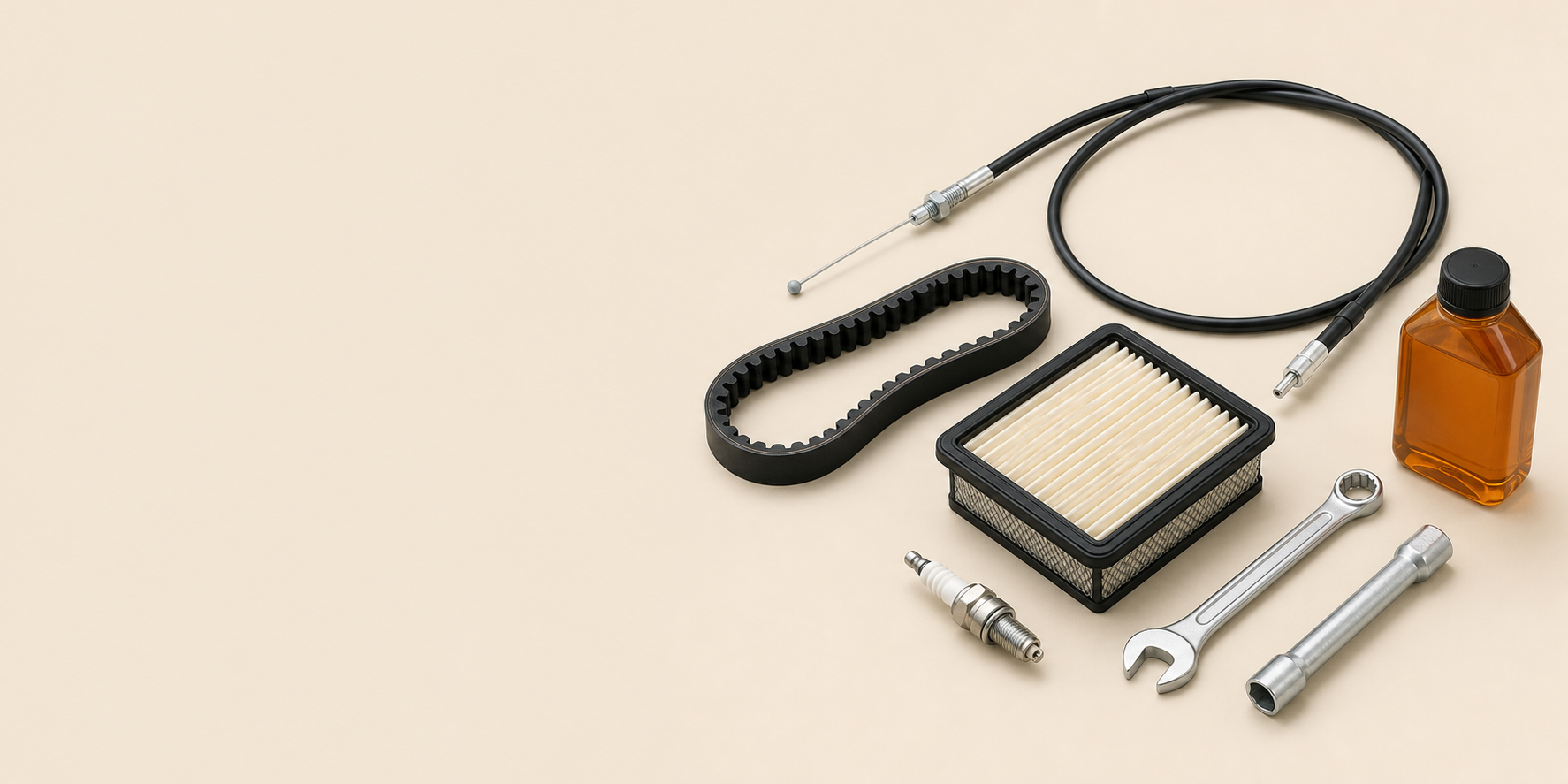 Motorcycle cables, belts and workshop essentials